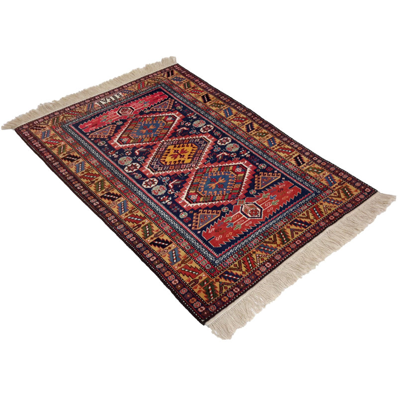 Nodine Oriental Area Rug in Blue