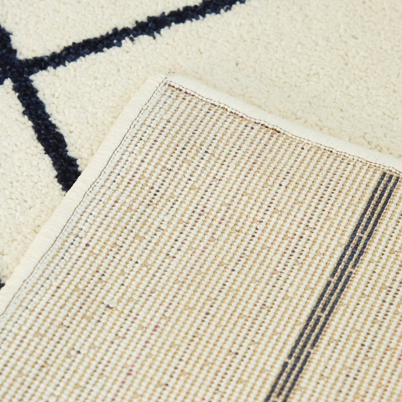 Tapis blanc Melany, Tapis de couloir 2 pi 2 po x 10 pi