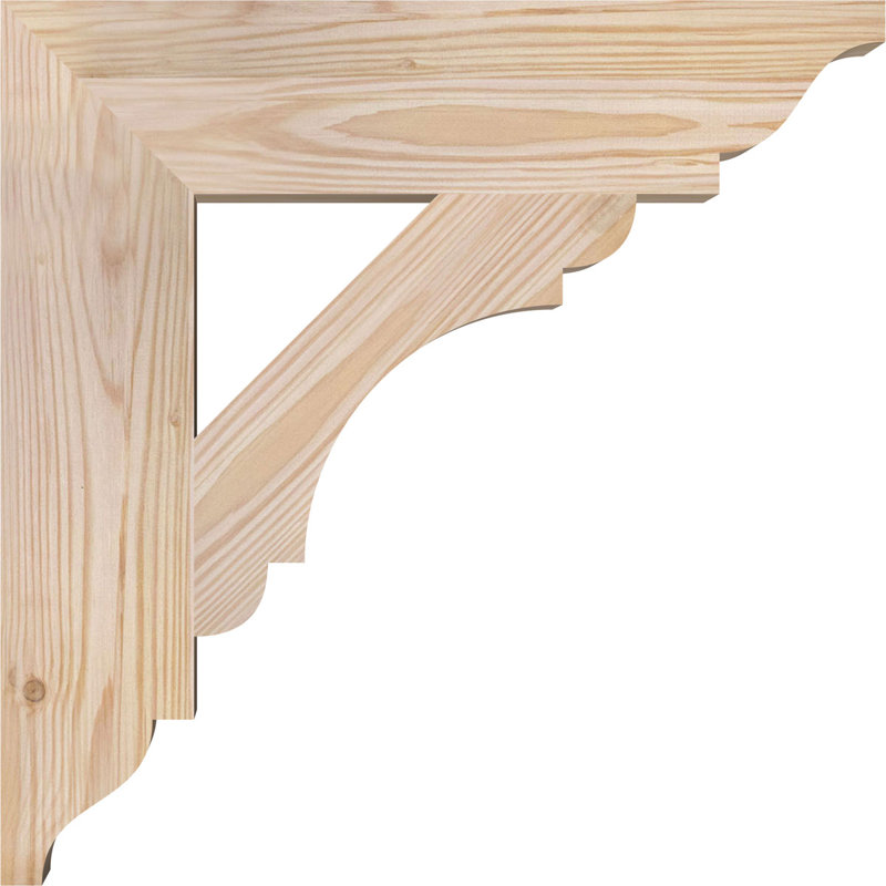 Support olympique traditionnel, Douglas (lisse), H 16 po x l 3,5 po x P 16 po
