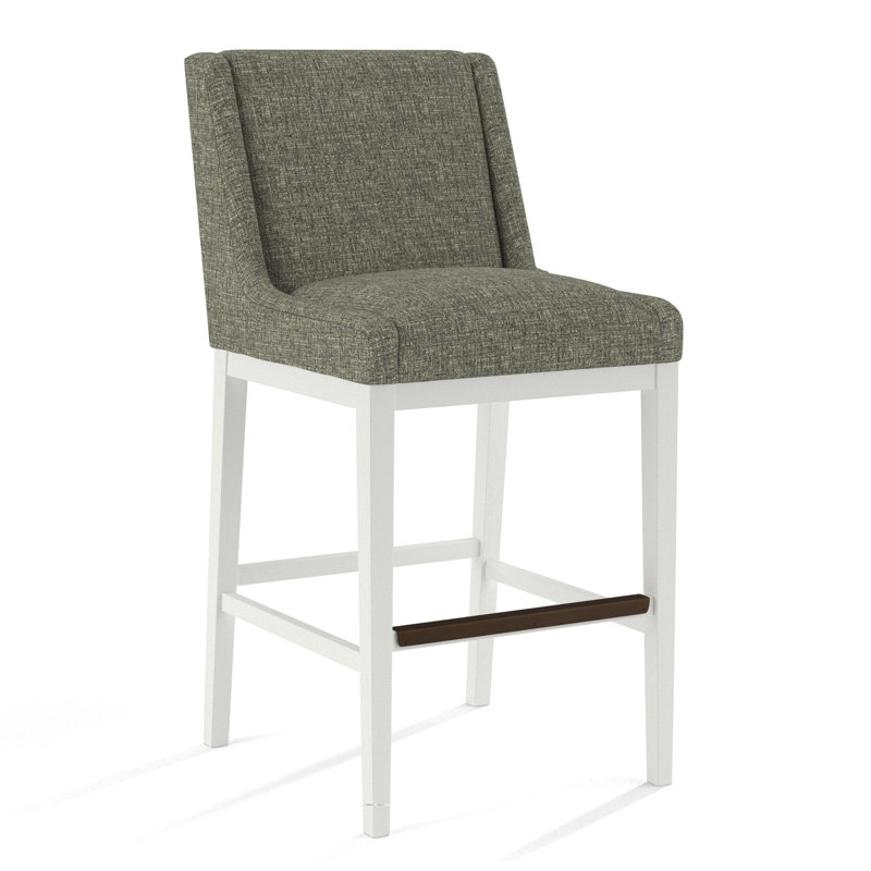 Upholstered Stool, 61471-61, White