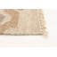 Tapis géométrique beige / brun / crème en laine Kilim