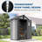 Plastic Portable Outdoor Storage Shed-116723121