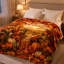 Plaid polaire douillet aux couleurs de l'automne, couverture moelleuse, chaude et légère pour canapé, lit, chambre à coucher, salon, décoration intérieure-134290814
