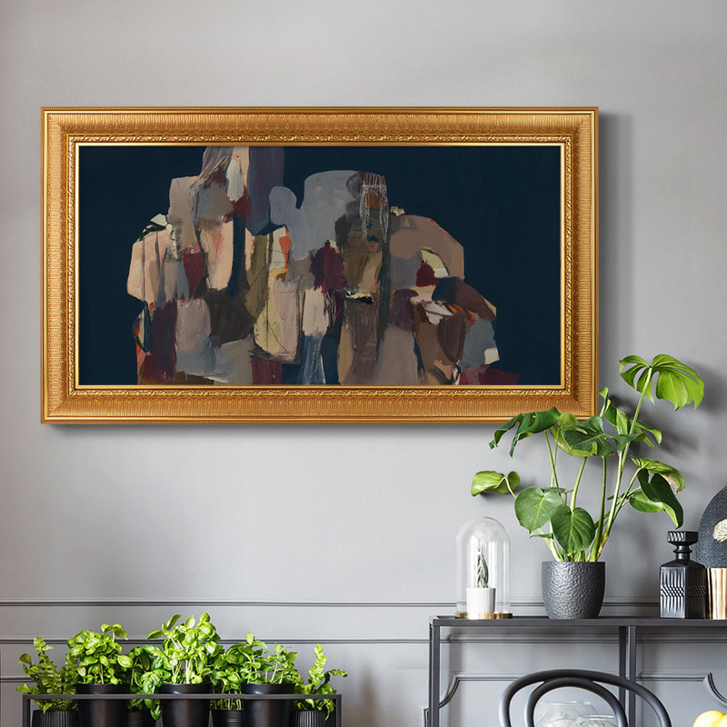 «Dezmand Sans titre», reproduction d'un seul cadre photo sur toile, H 25 po x l 45 po x P 2,5 po, Toile encadrée noire
