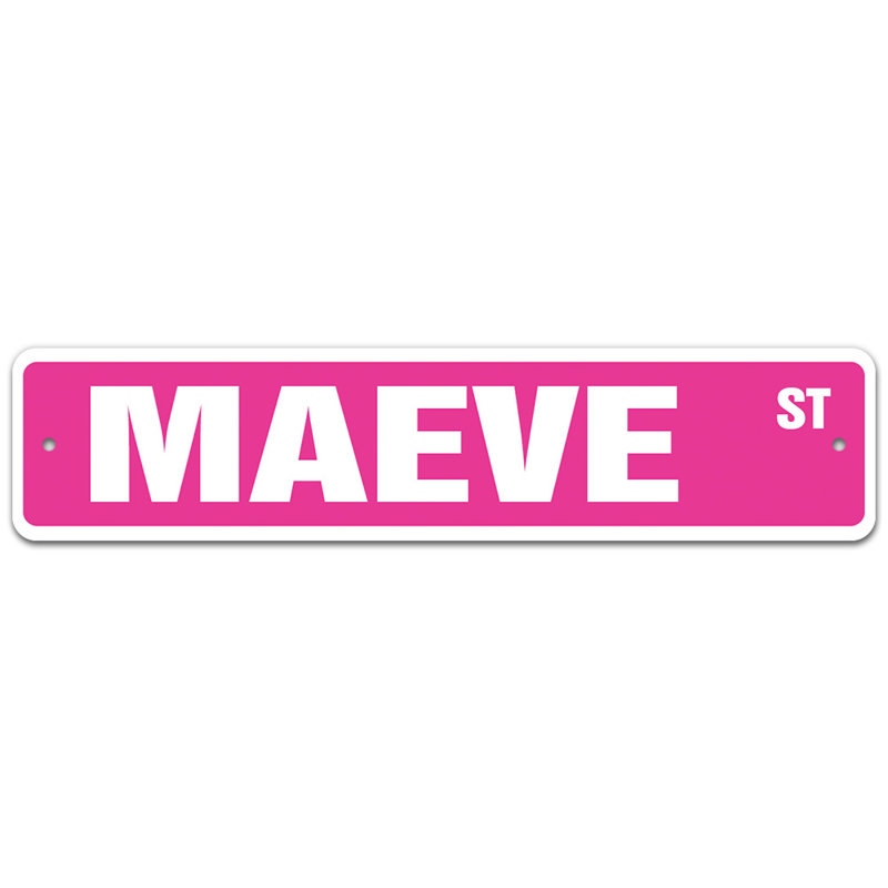 Plaque de rue Janine, H 7 po x l 30 po x P 0,1 po
