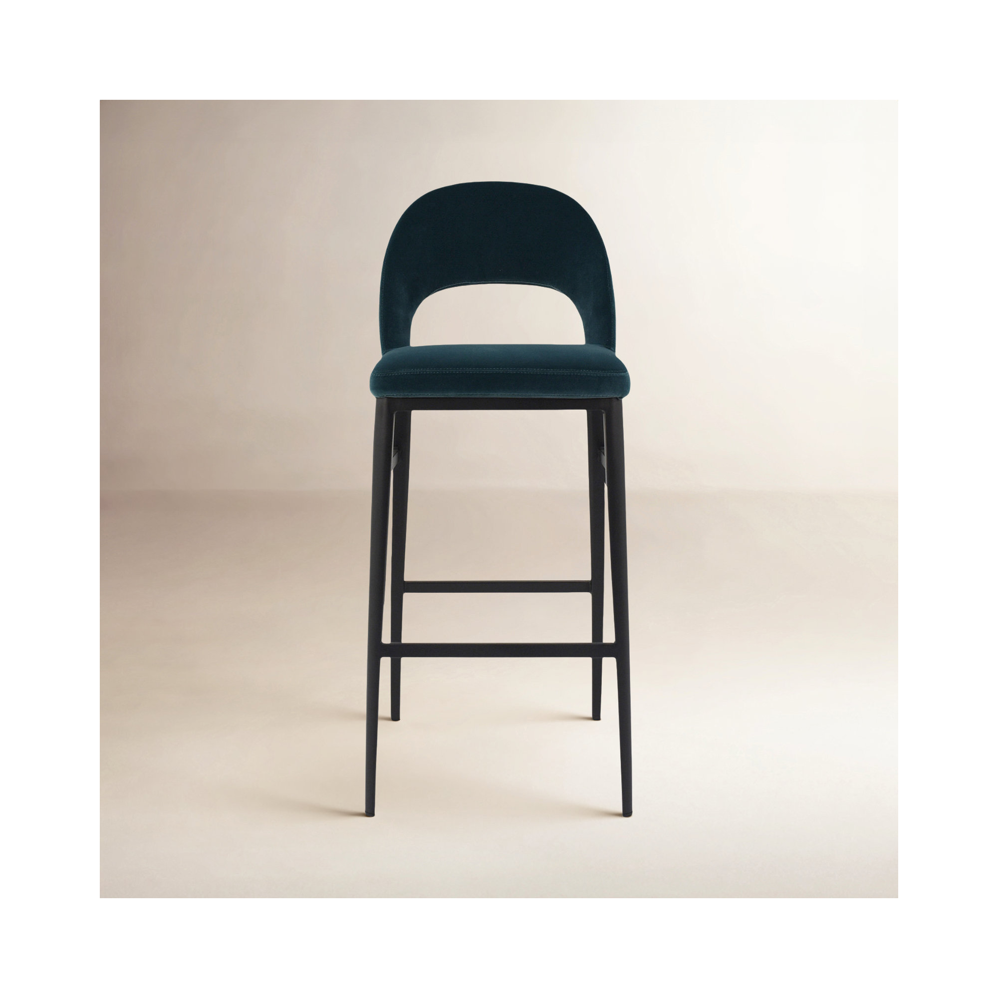 Ariana Bar & Counter Stool, Teal, Bar Stool (27" Seat Height)