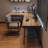 Light chestnut color L-Shaped Solid Wood Writing desk-1977630090-1977630094