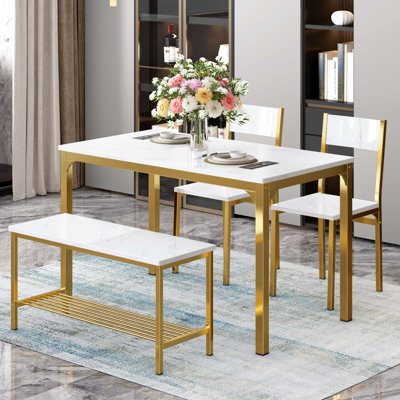Pickell 4-Person Dining Table Set