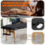 Lit réglable simple Badgley avec matelas inclus