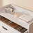 5 drawer dresser with Three-sided Guardrails for Display