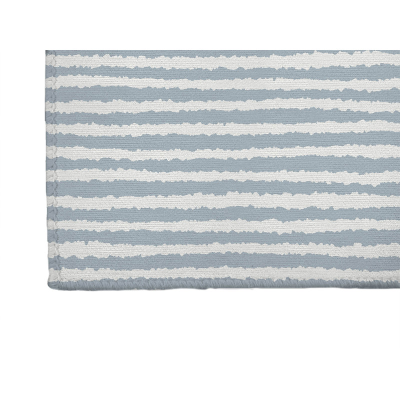 Long Gen Kids Play Mat, Slate Blue/Blue, Rectangle 3' x 5'