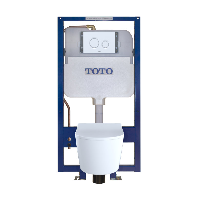 Réservoir de toilette encastré TOTO® DuoFit® avec système Dual-Max® Dual-Flush 1,28 et 0,9 GPF avec alimentation en cuivre