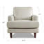 Chaise en cuir fleur Reuma-284637563