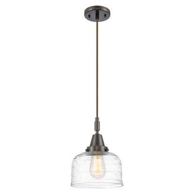 Downtown Urban - Caden Almitra - 1 Light Cord Hung Mini Pendant - Shade