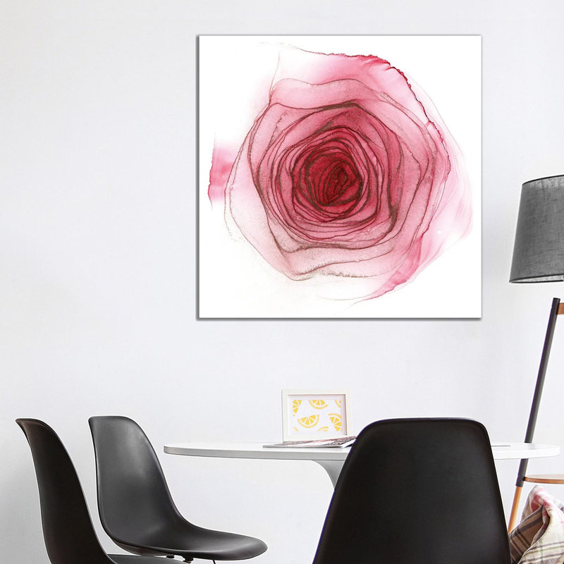 Pink Rose - Wrapped Canvas Art Prints - Wrapped Canvas Gallery-Wrapped Canvas Giclée, 93.98cm H x 93.98cm W