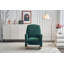 Chaise berçante en tissu avec repose-pieds réglable-1880423345