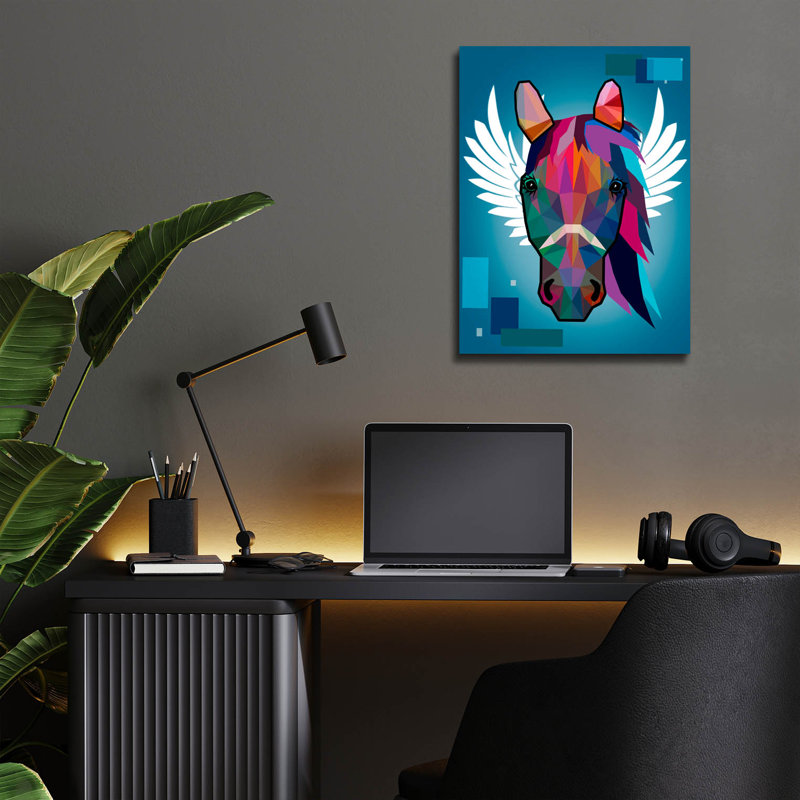 «Wpap Horse 2» par Mark Ashkenazi, H 16 po x l 12 po x P 0,13 po