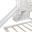 Lit superposé simple au-dessus de simple avec glissière et escalier de rangement-635771119