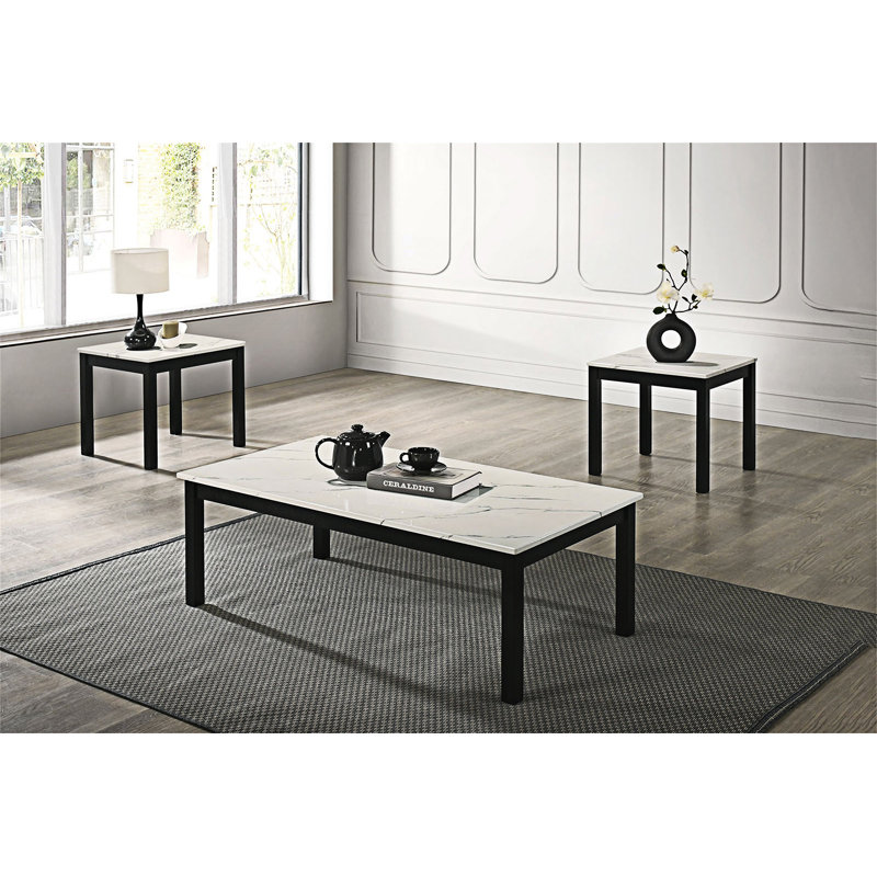 Ensemble de table contemporaine X Table basse X Table de bout