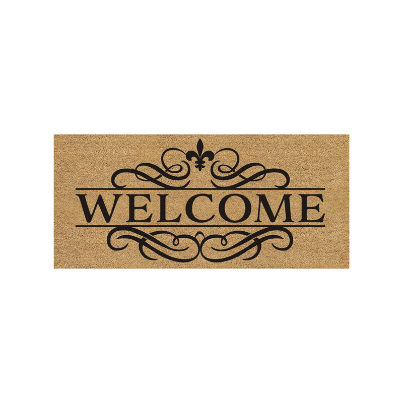 Tapis de bienvenue Welcome Ornate Swirl