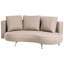 Garden Lounge Set with Table 6 Seater Delynda Beige