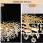 Lustre en cristal branche d'arbre