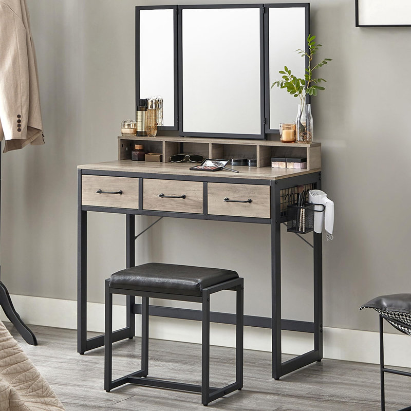 Dressing Table, Greige