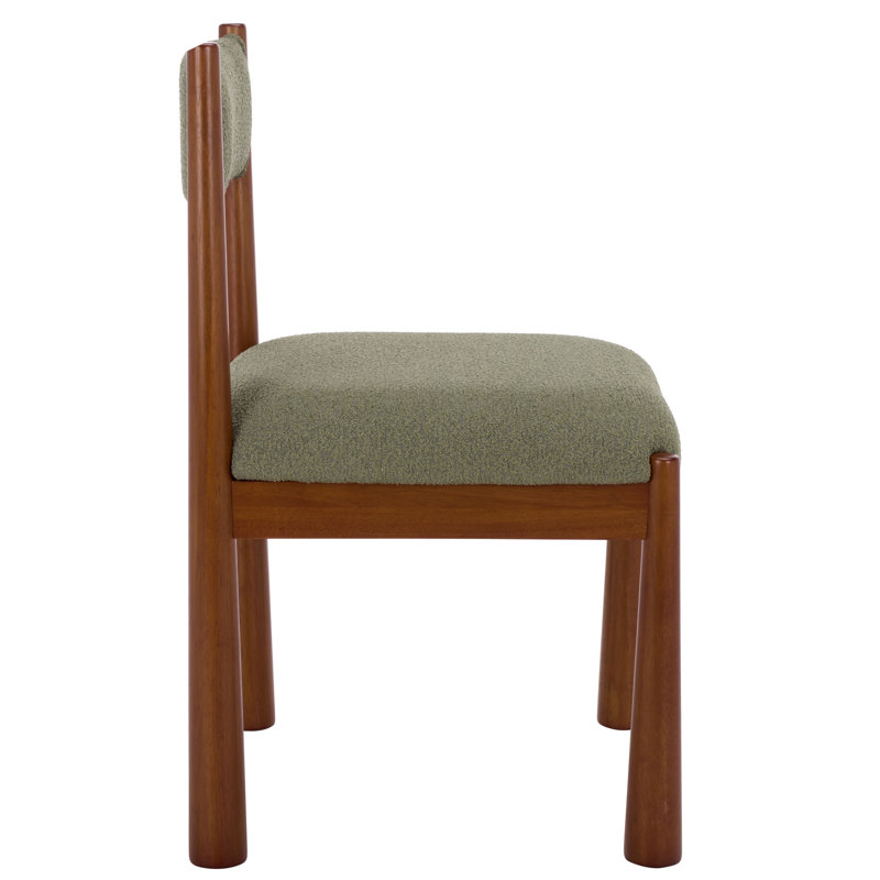 Makiko Dining Chair, Walnut, Green