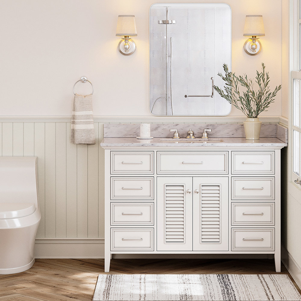 49'' Single Bathroom Vanity, White