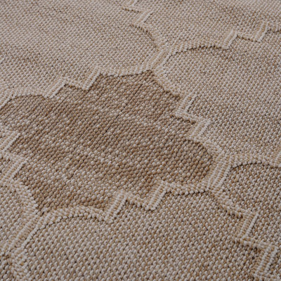Tapis intérieur / extérieur 4 pi x 6 pi à treillis
