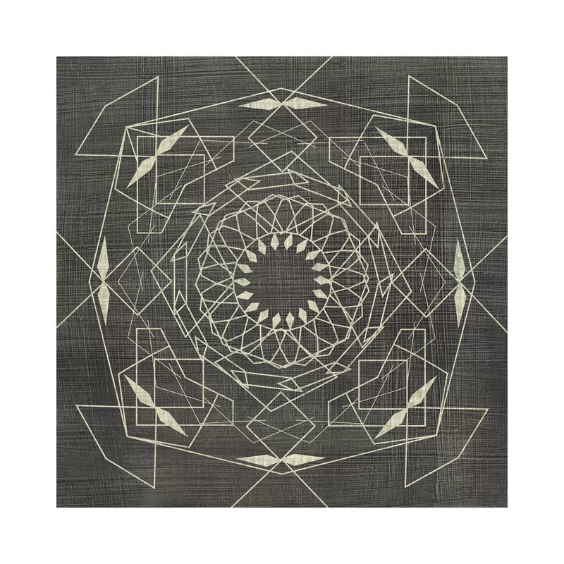 Geometric Tile V by Chariklia Zarris - Wrapped Canvas Print, 45.72 cm H x 45.72 cm W