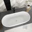Baignoire de trempage autoportante en acrylique 59 po. X 29 po.