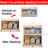 Bamboo Bread Box For Kitchen Counter-Large Capacity Bread Storage Container Farmhouse Bread Box