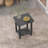 Outdoor Patio Silver Gray Side Table