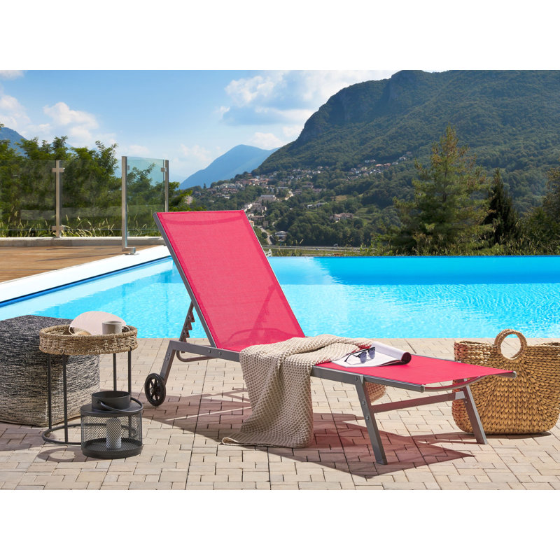 Heidimarie 198cm Long Reclining Single Sun Lounger