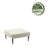 Inwood Square Cocktail Ottoman with Wheels-702734169