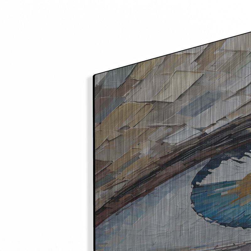 «The Eye» par Andreas Magnusson, art mural en métal, 24 po x 36 po