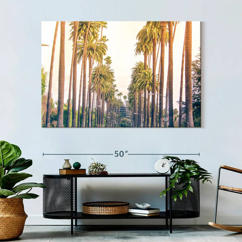 Harnek Palm Trees In Los Angeles, 34" H x 51" W