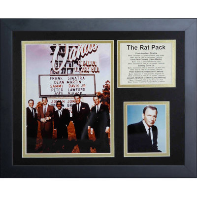 The Rat Pack Framed Memorabilia