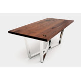 Gax Walnut Double Pedestal Dining Table