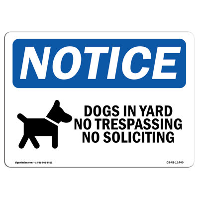 «Dogs in Yard», signe d'intrusion avec symbole