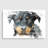 Rottweiler Dog - Rectangle Print on Canvas-23697840-89836197