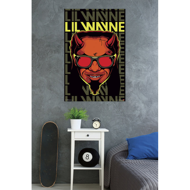 « lil wayne-devil », impression sur papier