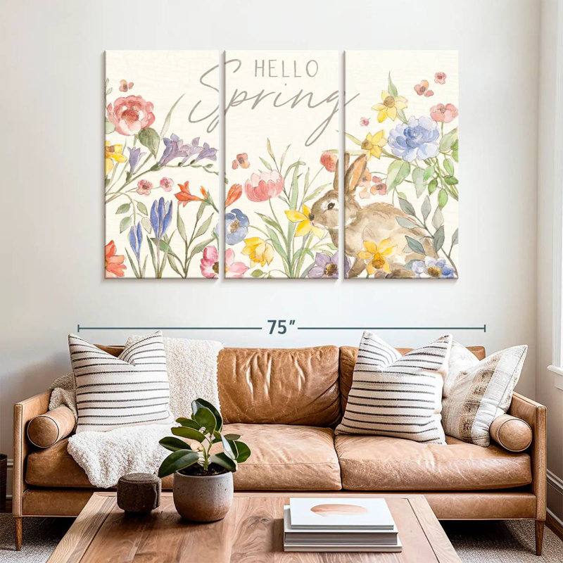 Harnek Happy Easter I, 42" H x 65" W