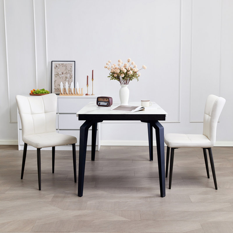 High-Back Dining Chairs with Ergonomic Design