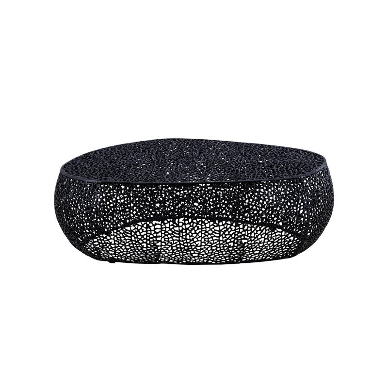 Oval Coffee Table Black, Black