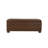  Large Tufted Storage Bench - Brown Faux Leather-1326590870