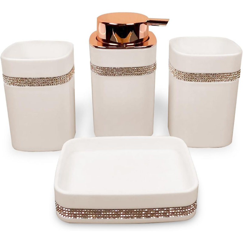 Binita Ceramic Bathroom Accessory Set