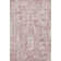Premium Machine Washable Kelsa AMF41 Pink Rug