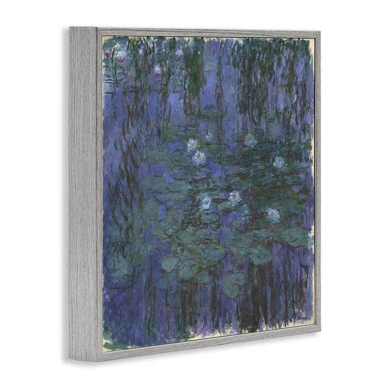 Art classique, giclée encadrée par Mon1000paintings, H 24 po x l 24 po, Gris